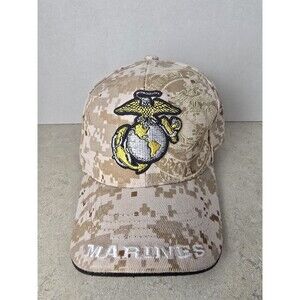 U.S. Marine Corps Hat USMC Adjustable Baseball Cap Military Logo Marines